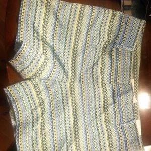Loft shorts multi color design
